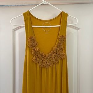 INC racer back floral detail dress